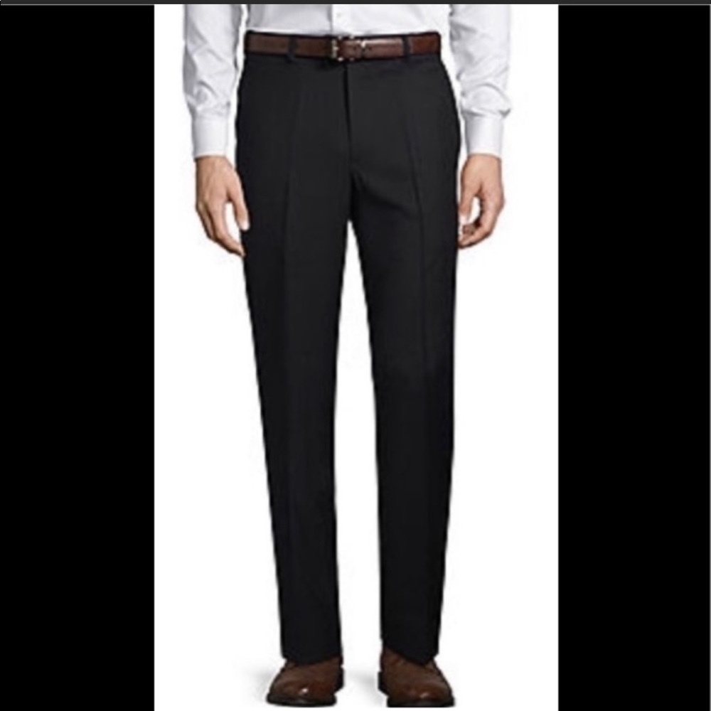 Stafford Black Suit Separates Dress Pants 32x30 New